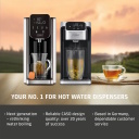 Brīvi stāvošs tūlītējas uzsildīšanas ūdens dozators 2.7 L 2600 W melns nerūsējošais tērauds HW770 Advanced 01889 Caso