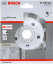 Dimanta kausveida disks 125 x 22.23 mm Concrete, Betona slīpma&scaron;īnām PRO CONCRETE KAUSVEIDA DISKS, 2608601762, BOSCH