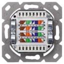Digitus sienas ligzda DN-9006-N, 80mm, 80mm, 2xRJ45, 250MHz, 1GbE, ekranēta, balta RAL 9010