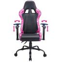 Subsonic Spēļu krēsls SA5609-PP, 14.5kg, 125kg, 53cm, 123-133cm, 2D roku balsti, regulējama atzveltne, eko āda