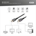 Digitus &Uuml;henduskabel DB-340201-010-S, 1m, 7680 x 4320p, 60Hz, 32.4 Gbps, 16-bit v&auml;rvis&uuml;gavus, HDCP 2.2, HDR tugi