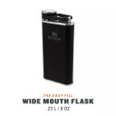 Blašķe The Easy-Fill Wide Mouth Flask 0,23L Stanley® 2800837127 matēti melna, nerūsējošais tērauds