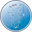 Vileda Kuivati Mixer 4 157237, 169cm, 40m, teras, must v&auml;rv, tornit&uuml;&uuml;p, 8 tiiba