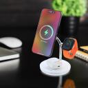 Tellur 3in1 MagSafe bezvadu galda lādētājs TLL151391, PD 9V/3A, 12V/2.5, 15V/2A, 30W maks., 15W iPhone, 5W AirPods