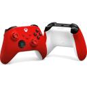 Microsoft Xbox bezvadu kontrolieris sarkans QAU-00012, 40h, 10 pogas, Bluetooth, akumulators, D-pad, koplieto&scaron;anas poga
