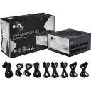 Msi PRO A850PL PCIE5 306-7ZPLY11-HD8, 850W, 150mm, 92%, t&auml;ielikult modulaarne, aktiivne jahutus, 1 ventilaator, 6 SATA