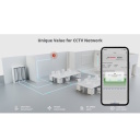 Ruijie RG-ES210GS-P | 10-Portu Gigabit Smart Cloud PoE+ Slēdzis — 6kV Pārsprieguma Aizsardzība, 20 Gbps Pārslēgšanas Jauda, Melns Dizains