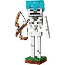 Lego MINECRAFT 21594 Skeletas, 502, 290mm, 222mm, 95mm, 700g, 10+ metų, instrukcija
