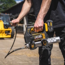 JCB JCB-18PGG-VS Professional 18V akumulatora smērvielas pistole tehnikas un mezglu eļļo&scaron;anai maināms ātrums 400g kārtridžs lokana &scaron;ļūtene
