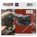 Pasukamas darbastalio spaustuvas, Kreator, KRTH40702, 125 mm, 10.5 kg