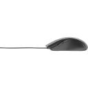 Gembird USB lazerinė pelė MUS-GU-02, 2400 DPI, 6 mygtukai, lazerinis jutiklis, maitinimo laidas, kompakti&scaron;ka, juoda