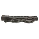 Lestar Pagarinātājs LXA 816 1966004291, 8 kontaktligzdas, 3m, 230V, 16A, 909J, slēdzis, aizsardzība pret pārslodzi