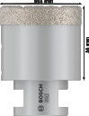 Dimanta caurumzāģis 55 mm DrySpeed Best for Ceramic, Mazām leņķa slīpma&scaron;īnām PRO CERAMIC DRY KROŅURBIS, 2608587126, BOSCH
