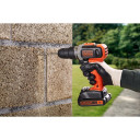 Akutrell 18V 2-käiku, 1x 1,5Ah aku, 400mA laadija, kaohver BCD003C1-QW BLACK DECKER