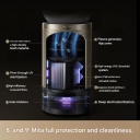 Dreame AirPursue PM30 oro valytuvas su drėkintuvu HEPA ir anglies filtras CADR 400 m&sup3;/h 5 L vandens talpa CVF15A Balta