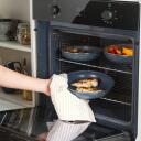 Russell Hobbs cep&scaron;anas panna komplekts RH03293EU7, 20cm, 24cm, 28cm, noņemams rokturis, krēslas akmens, zilā marmora pārklājums