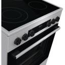 Gorenje Elektriline pliit GECS6C70XC, 60 cm, 71 l, 2200W, 1200W x 2, 1800W, Keraamiline pliit, Aqua Clean, Kiire kuumus