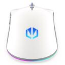 Endorfy GEM Plus Onyx White pele, EY6A011, 19000 DPI, 6 pogas, USB Type-C, Kailh GM 8.0, RGB apgaismojums