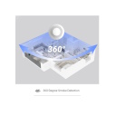 Ezviz T4C CS-T4C Viedā Mājas Dūmu Detektors Saderīgs ar Hikfire TUV EN 14604 Sertificēts A3 Centrmezglam Balts