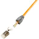 Logilink adapteris MP0033, RJ45 vītnes, 50 gab., Ekranēts, zeltīti kontakti, vadotnes plāksnīte