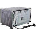 Esperanza Mini cepe&scaron;krāsns EKO007N, 10 L, 800 W, melna, mehāniskais taimeris, 250 &deg;C, 0.9 m vads, stikla durvis