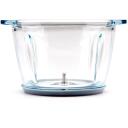 Gastroback Mini hakkija 40961, 0,6 L, 400 W, 2 kiirus, 3 tera, klaasist kauss, roostevaba teras, nupud