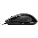 Targus optiskā pele AMU81AMGL, 1000 dpi, USB, 1.52 m, ergonomisks, melna, ritinā&scaron;anas ritenis