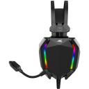 Baracuda Austiņas SEAGUL-B, 310g, 20Hz-20kHz, 118dB, 32&Omega;, 2.15m, vadu, varavīksnes LED apgaismojums