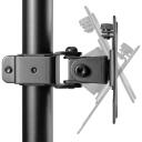 Digitus Galda statīvs DA-90438, 17-32", 2x8 kg, regulējams augstums, pagriežams, slīpums, grozāms