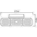 Maclean Solārā LED lampa ar kustību MCE615, 4W, 320lm, 4000K, IP65, 120&deg;, 3 darba režīmi