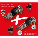 L-Hex un L-Torx atslēgu komplekts, 22 gab., KSTOOLS, 151.4000, 0.76 kg, 15 x 3 x 24 cm