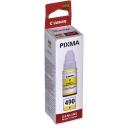 Canon Ra&scaron;alo kasetė GI-490 Geltona 0666C001, 70 ml, 7000 A4 puslapių, suderinamumas: Canon Pixma G1400, G2400, G3400