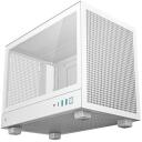 Deepcool Ultra-portable Case CH160 WH R-CH160-WHNGI0-G-1, 1x3.5'', 1x2.5'', 2xUSB 3.0, 1xUSB-C, 1xA/M, 3 pesa, 172mm CPU