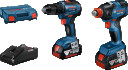 Kombinētais komplekts: bezsuku trieciena un urbjskrūvgriezis, 06019J2207, BOSCH