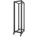 Lanberg Open rack 42U OR01-6042-B, 2118x600x1000mm, 600kg, 39.5kg, 4 vertikaalset riba, statiiv, M6 kruvid, piduridega rattad