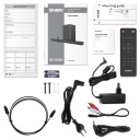 Soundbar 2.1 su belaidžiu žemų dažnių garsiakalbiu SB-2200D 300 W Dolby Digital Bluetooth HDMI Optical USB LED ekranas Juodas SV-020811 SVEN