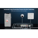 Ruijie RG-ES210GS-P | 10-Portu Gigabit Smart Cloud PoE+ Slēdzis — 6kV Pārsprieguma Aizsardzība, 20 Gbps Pārslēgšanas Jauda, Melns Dizains