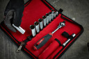 ⅜&Prime; UZGRIEŽŅU ATSLĒGAS AR SPRŪDRATU KOMPLEKTS PROFESIONĀĻIEM, TRADESMAN 3/8" RATCHET SET - 12 PCS, 48229001 MILWAUKEE