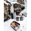 Pusdienu kaste 'Deluxe', Origin Outdoors, R562055, nerūsējo&scaron;ais tērauds, 0,8 L, izturīga un ūdensnecaurlaidīga