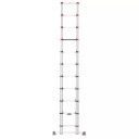 Teleskoopredel T80 FlexLine / alumiinium / 11 astet 037113111 HAILO 395 cm 10,7 kg 150 kg