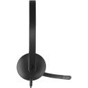 Logitech k&otilde;rvaklapid 981-000475, 20 - 20000 Hz, 1.8 m, 100 g, USB Type-A, m&uuml;rasummutav mikrofon, reguleeritav peapael