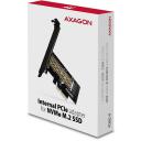 Axagon адаптер PCEM2-N PCIe NVMe M.2, 105 x 49 x 8 мм, 0.032 кг, включает крепление низкого профиля