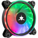 White Shark Dzesētājs NEBULA-2-B, 120x120x25mm, RGB, 12V, 2000mW, 25dB, 31CFM, Hidrauliskais, 1100&plusmn;10%, 5-12V, 270-720&plusmn;10mA