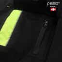 Žiemos striukė Nova, 2XL, Pesso, juoda/geltona, 3000g/m&sup2;, 5000 mm
