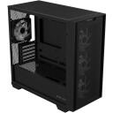 Asus Korpus A21 PLUS TG ARGB BLACK, 220mm, 430mm, 465mm, 1x 120mm tagumine ventilaator, 3x 120mm esiventilaatorid