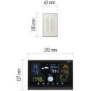 Emos Kodu ilmajaama E6018, 2x1,5V AAA, 3x1,5V AAA, 100m, 433MHz, DCF, LED valgustus, temperatuuri h&auml;ire