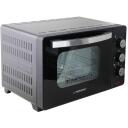 Esperanza Mini cepe&scaron;krāsns EKO008N, 20 l, 1280 W, 220-240 V, 0-60 min, melna, divkār&scaron;as stikla durvis, 0,9 m vads