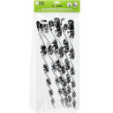 Bird scarer - reflective spirals in silver, 6 pieces BIOOGROD 731025, 2x2.3x30 cm, 10 g