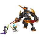 Lego NINJAGO Механизм миссии Коула и Дракон Зейн 71854, 364 детали, 3 минифигурки, 19см высота, 3 оружия