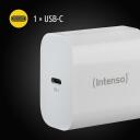 Intenso toiteadapter W20C, 20W, USB-C, 100-240V, 1 pesa, kiire laadimine, valge